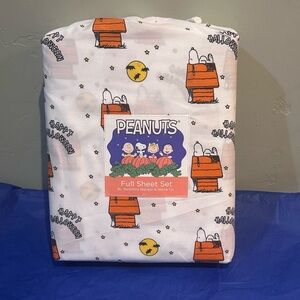 Berkshire Home Peanuts Snoopy Halloween 3 Piece Full Sheet Set